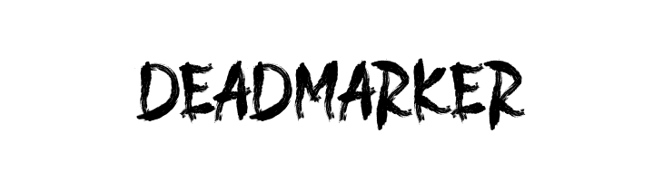 DEAD MARKER  Frei Schriftart Herunterladen