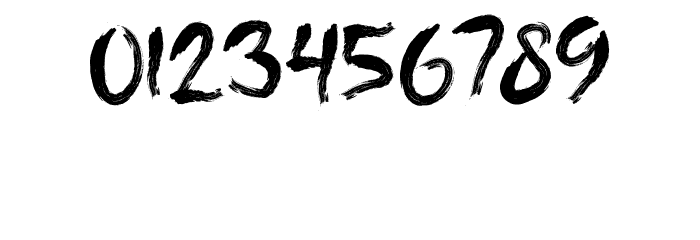 DEAD MARKER Font OTHER CHARS