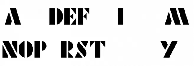 DEAD ON TIME Font LOWERCASE