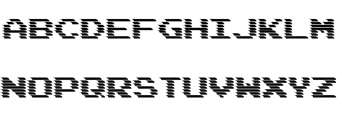 DEADCRT Regular Font LOWERCASE