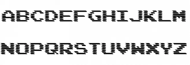 DEADCRT Regular Caratteri MINUSCOLO