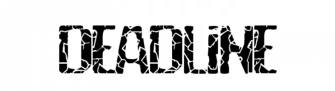 DEADLINE  baixar fontes gratis