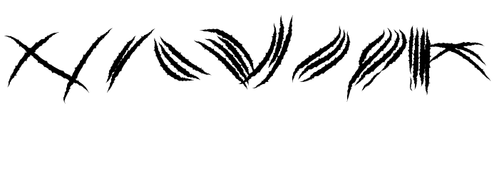 DEADLY CLAWS Font OTHER CHARS