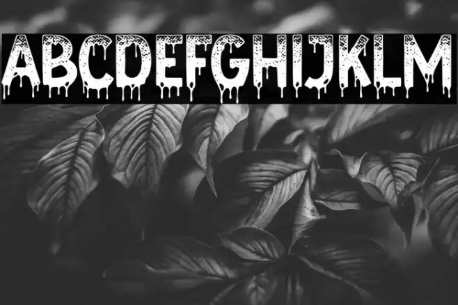 DEADLY POISON II Font examples