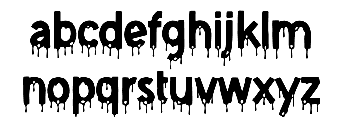 DEADLY POISON I Font LOWERCASE