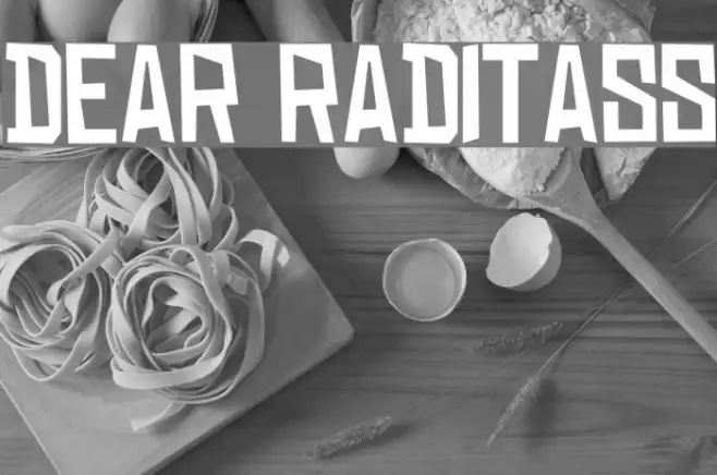 DEAR RADITASS Example 3