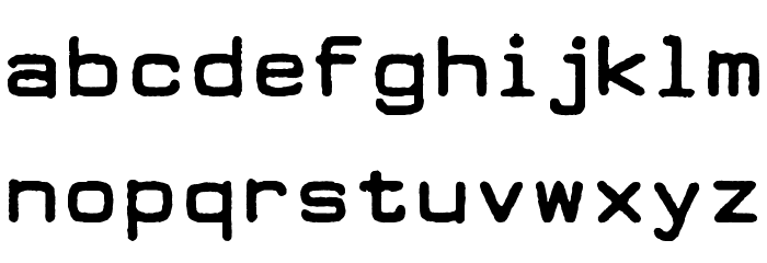 DEARBORN type Font LOWERCASE