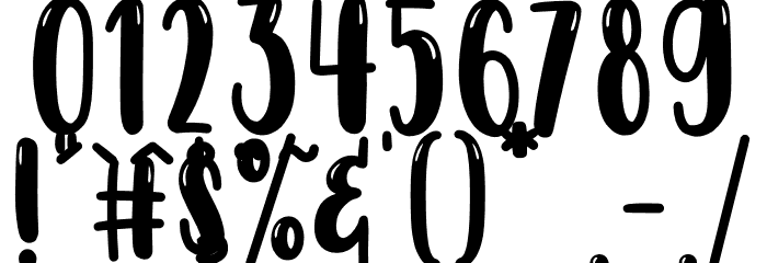 DEARSANTA Font OTHER CHARS