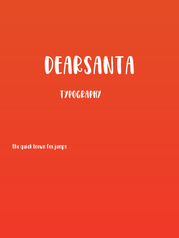 DEARSANTA Poster
