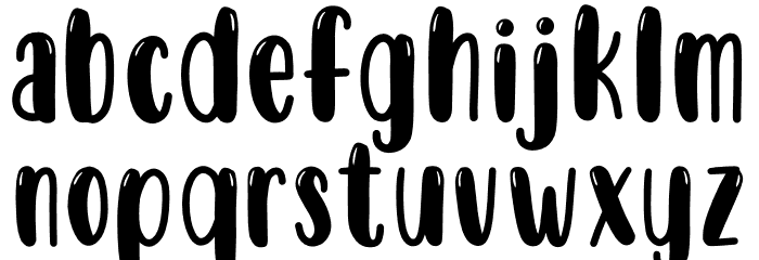 DEARSANTA Font LOWERCASE