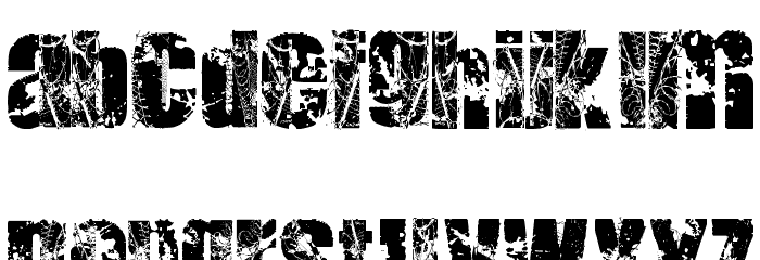 DEAT+DEAT Font LOWERCASE