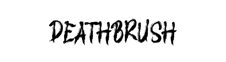 DEATH BRUSH  Frei Schriftart Herunterladen