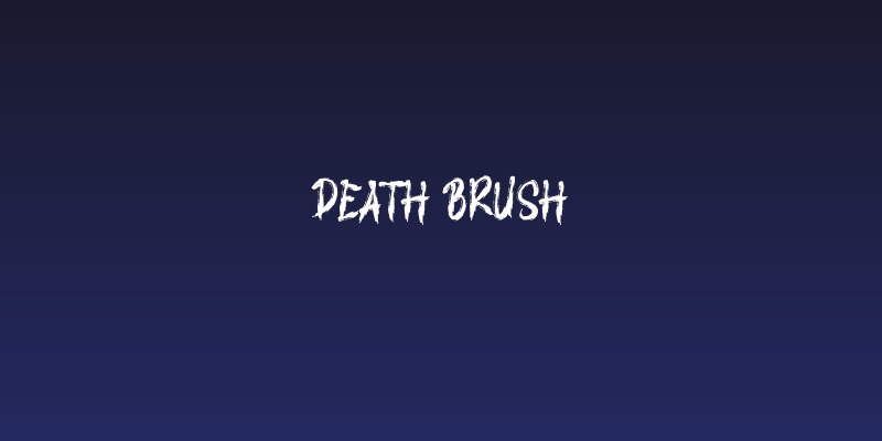 DEATH BRUSH Social Header