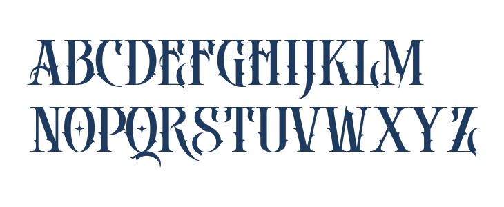 DEATH CROW Regular Lowercase
