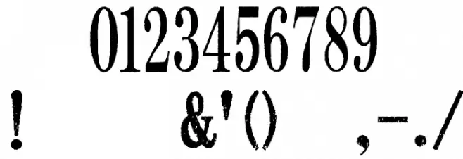 DEATH FONT ver1.0 Font OTHER CHARS