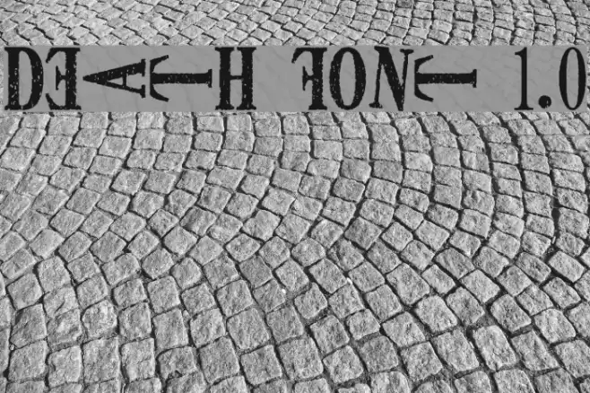 DEATH FONT ver1.0 Font examples