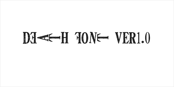 DEATH FONT ver1.0 Logo