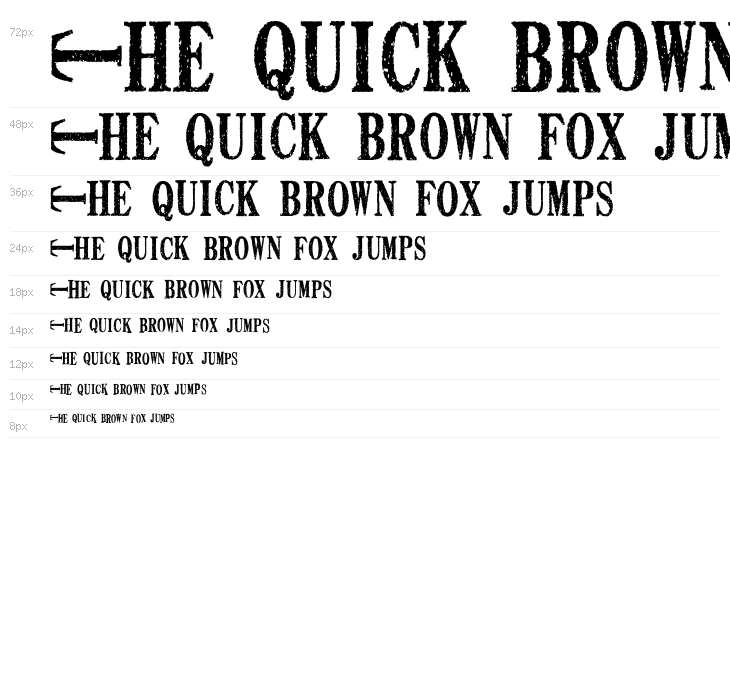 DEATH FONT ver1.0 Waterfall