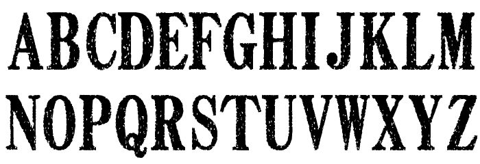 DEATH FONT ver1.0 Schriftart Kleinbuchstaben