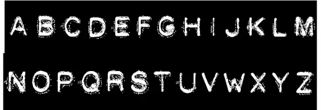 DEATH STRUGGLE Polices MAJUSCULES