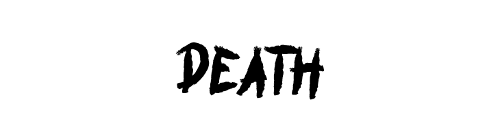 DEATH Font - FFonts.net