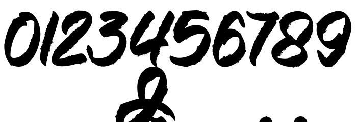 DEATHBLOOD Font OTHER CHARS