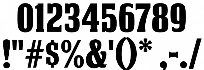 DEATHE MAACH NCV Font OTHER CHARS