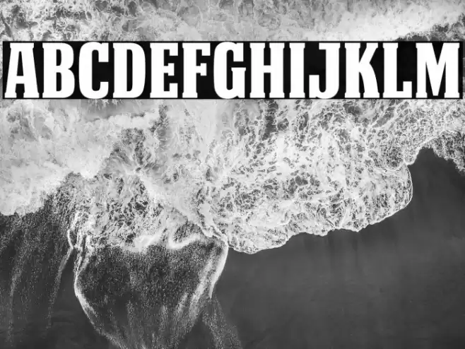 DEATHE MAACH NCV Font examples