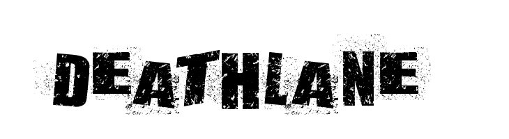DEATHLANE  Frei Schriftart Herunterladen
