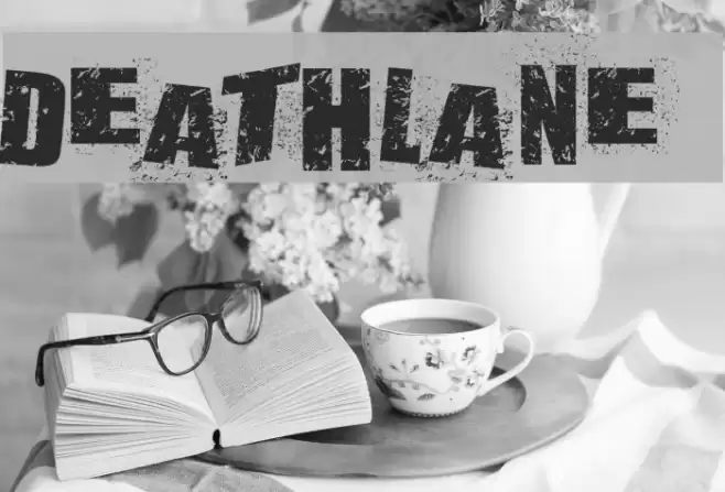 DEATHLANE Font examples