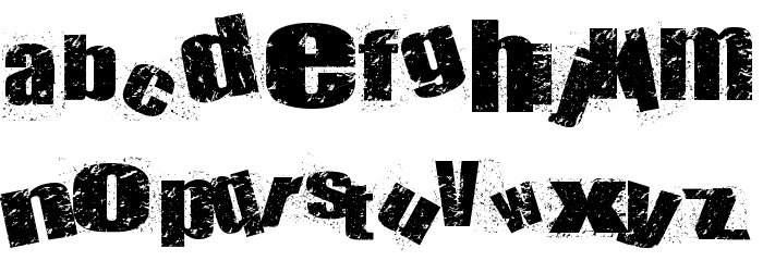 DEATHLANE Font LOWERCASE