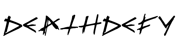 DEATH_DEFY  フリーフォントのダウンロード