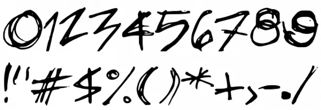 DEATH_DEFY Font OTHER CHARS