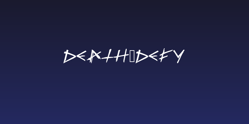 DEATH_DEFY Social Header