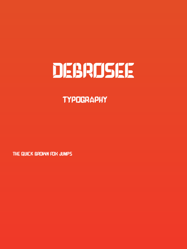 DEBROSEE Poster