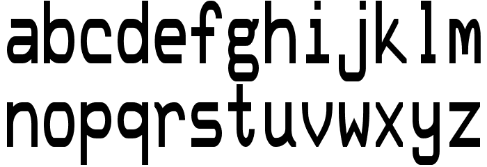 DEC-Terminal-Modern Font LOWERCASE
