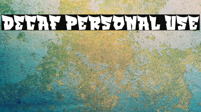 DECAF Personal Use Example 2