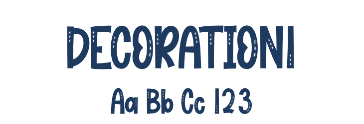 DECORATION1 Font Preview