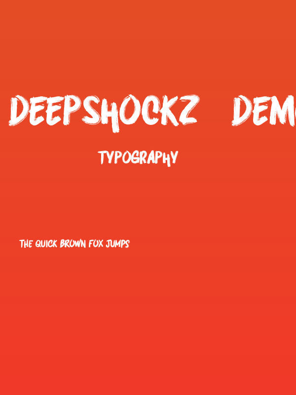 DEEPSHOCKZ   DEMO Poster