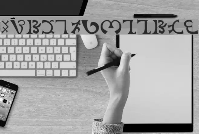 DEEnoch Font examples