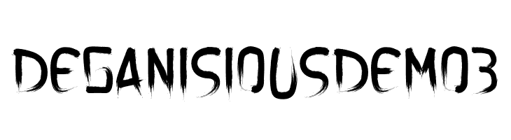 DEGANISIOUS DEMO 3  Fuentes Gratis Descargar