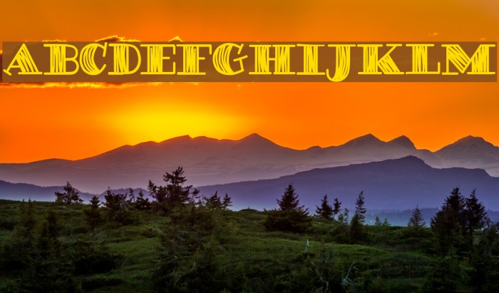 DEGAWS Demo Font examples