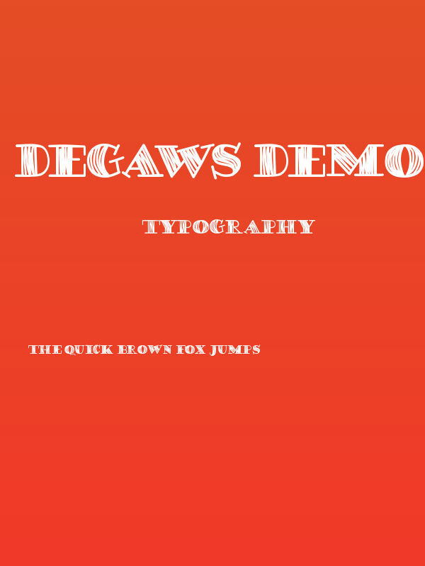 DEGAWS Demo Poster