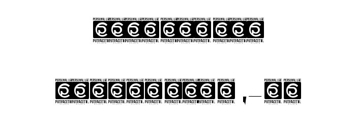 DELACRUZ Personal Use Font OTHER CHARS