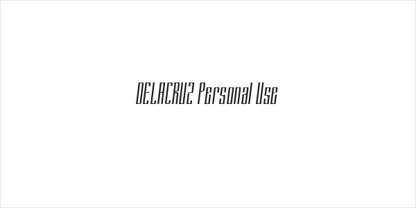 DELACRUZ Personal Use Logo