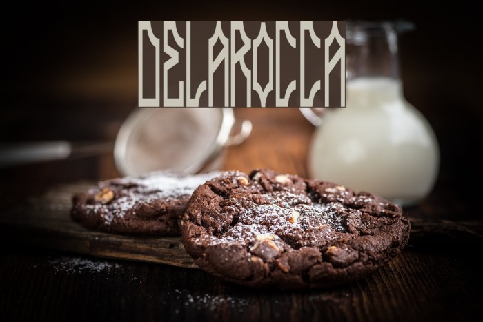 DELAROCCA Font examples