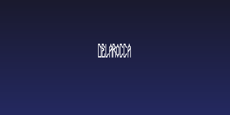 DELAROCCA Social Header
