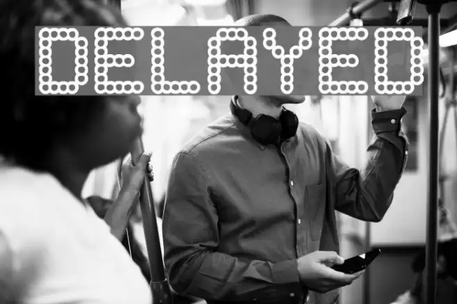 DELAYED Font examples