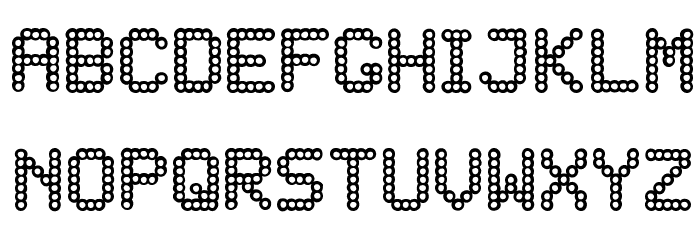DELAYED Font LOWERCASE