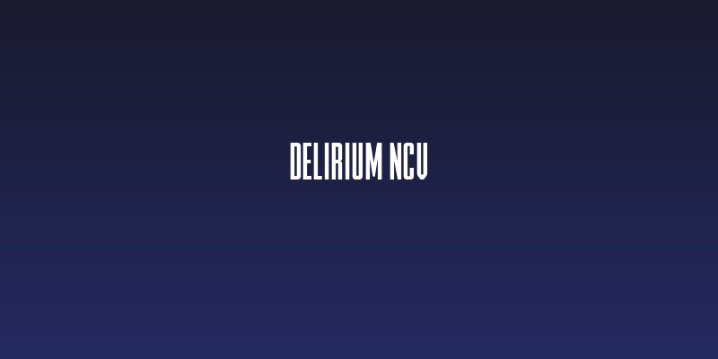 DELIRIUM NCV Social Header